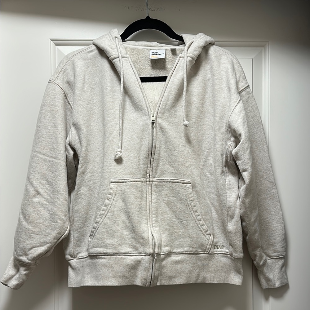 TNA Aritzia Boyfriend Boxy Sweatfleece Terry Fleece Hoodie
